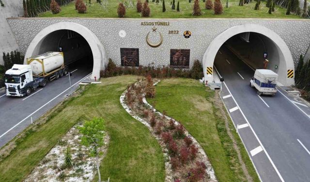 Asos ve Troya tünelleri bakım ve onarım için trafiğe kapanacak