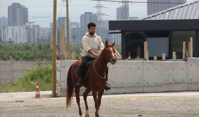 Atla markete giderken ’alkollü araç kullanmak’tan ceza yedi