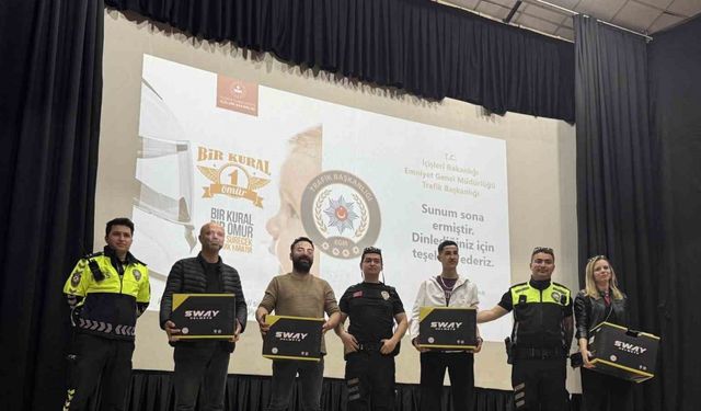 Bandırma’da motosiklet sürücülerine yönelik bilgilendirme programı düzenlendi