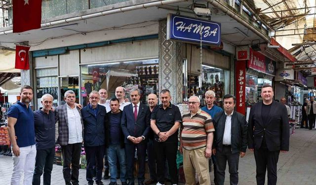Başkan Alemdar: "Tarihi çarşının kalan kısımları da restore edilecek"
