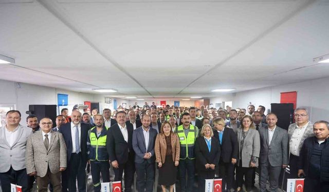 Başkan Şahin, 1 Mayıs’ta belediye çalışanlarıyla bir araya geldi