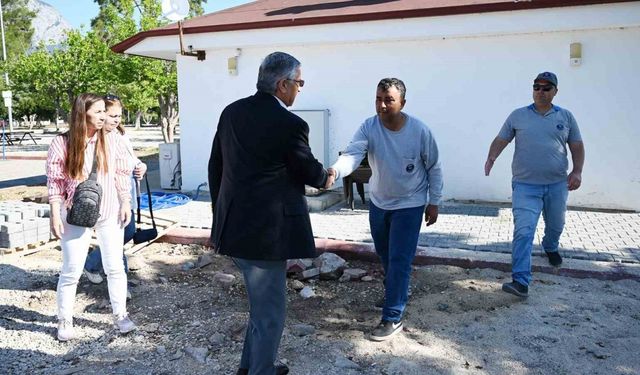 Başkan Topaloğlu ilçe genelindeki çalışmaları denetledi