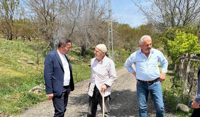 Başkan Ulutaş yol çalışmalarını inceledi