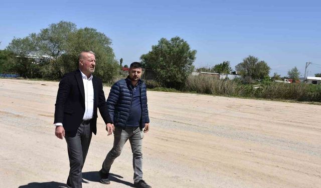 Belediyeden Ortasarıbey’e hizmet çıkarması