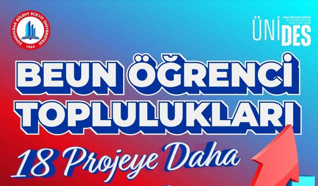 BEUN Öğrenci Toplulukları fikirleriyle geleceğe yön veriyor; ÜNİDES’TEN 18 projeye destek