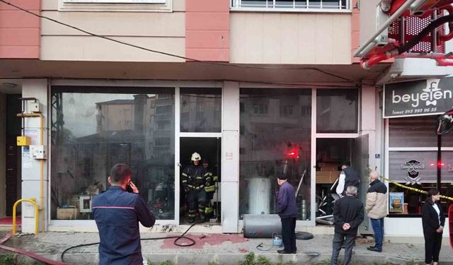 Çarşamba’da korkutan yangın