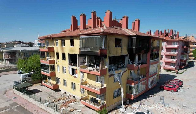 Doğalgaz patlamasının sebebi kesilen borudan sızan gaz çıktı
