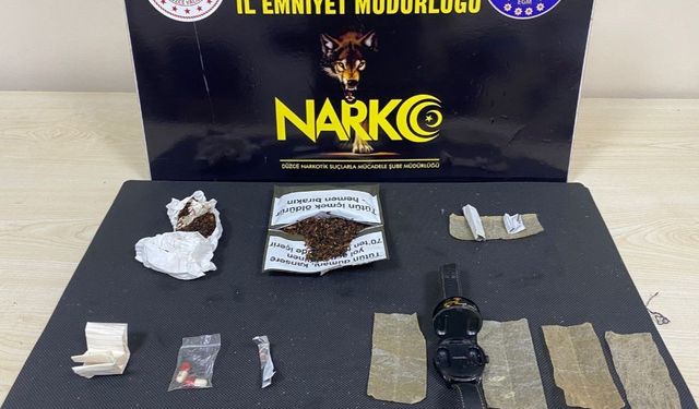 Düzce’de 2 uyuşturucu taciri tutuklandı