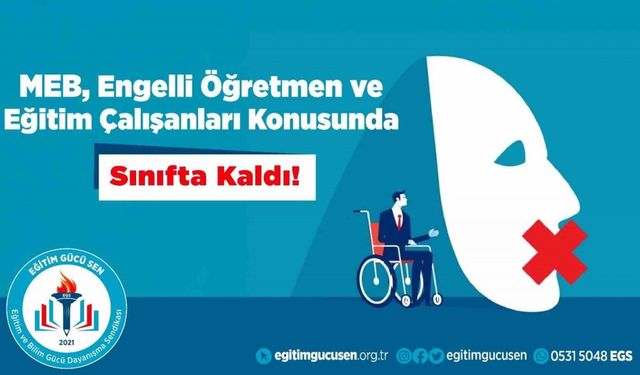 Eğitim Gücü-Sen Engelsiz Eğitim Çalışanları Üst Kurulu, MEB ve YÖK bünyesinde görev yapan engelli öğretmen ve eğitim çalışanlarına yönelik anket çalışması gerçekleştirdi