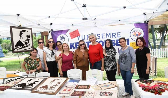 El emeği göz nuru ürünler Atatürk Kent Parkı’nda satışta