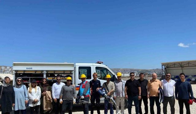 Elazığ’da enkazda arama ve kurtarma eğitimi sürüyor