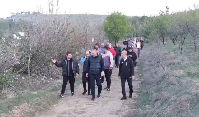 Erzincan’da doğa yürüyüşü yapıldı