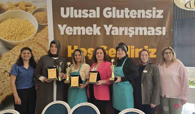 Erzurum Çölyak Derneği’ne Glutensiz yemek yarışmasında üçüncülük ödülü