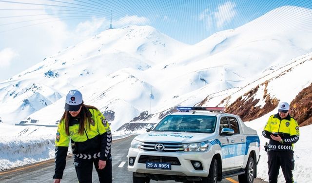 Erzurum’da kent merkezinde bir ayda 109 kaza