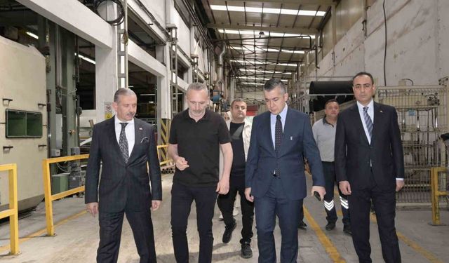 Esenyurt Belediye Başkan Vekili Aksoy Esenyurtlu sanayicilere ziyaret
