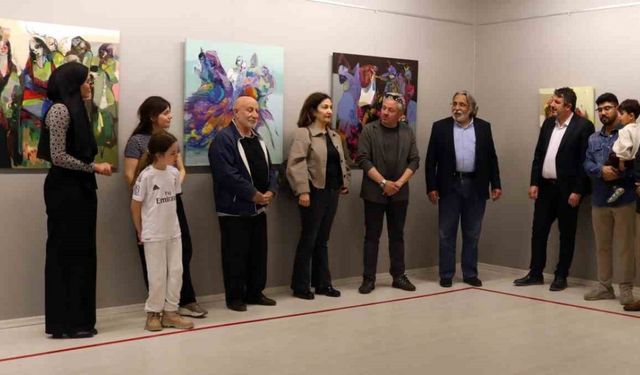 Ferahoğlu, SANKO Sanat Galerisi’nde resim sergisi açtı