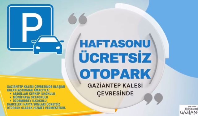 Gaziantep Büyükşehir’den tarihi bölgede otopark sorununa pratik çözüm