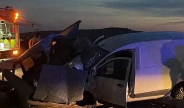 Gaziantep’te iki araç kafa kafaya çarpıştı: 1 ölü, 2 yaralı