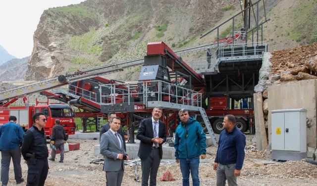 Hakkari’de 150 tonluk üretim kapasiteli tesis kuruluyor