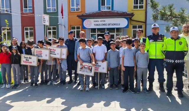 Hüyük’te Karayolu Trafik Haftası etkinlikleri