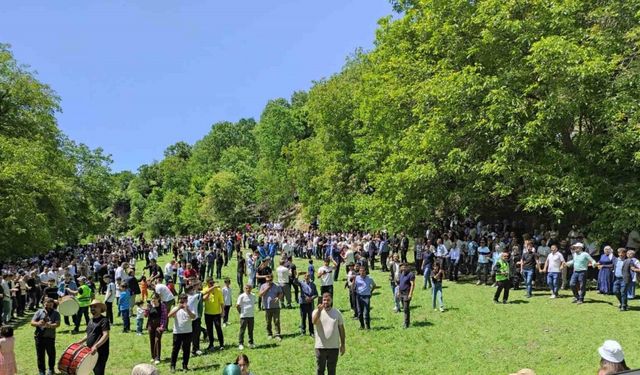 Huzurun sağlandığı köylerine 35 yıl sonra dönen aileler, kazanlarda yemekler pişirip doyasıya eğlendi