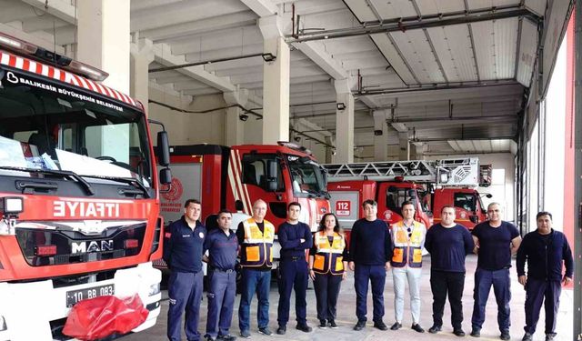 İDA-SAR’dan Edremit İtfaiyesi’ne ziyaret