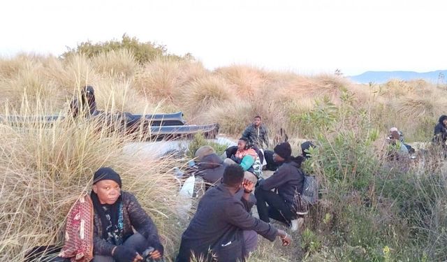 İHA tespit etti, göçmen kaçakçıları ve düzensiz göçmenler yakalandı