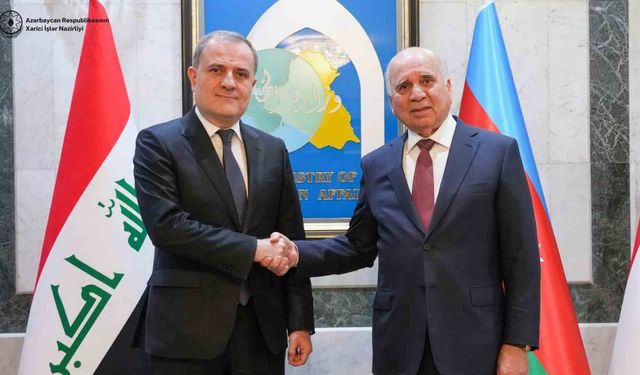 Irak Dışişleri Bakanı Hüseyin, Azerbaycanlı mevkidaşı Bayramov ile görüştü
