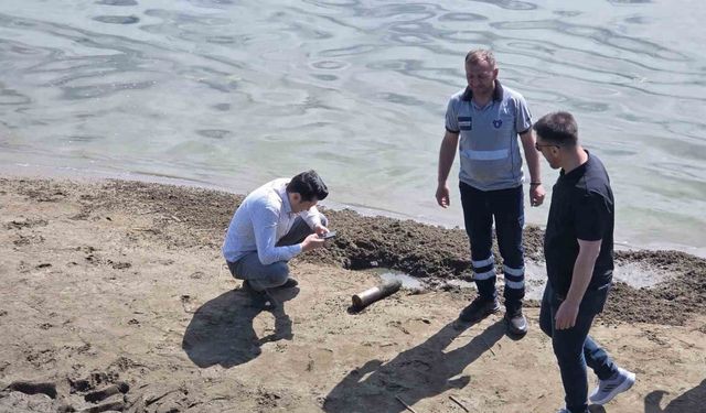 İznik Gölü sahilinde ikinci top mermisi
