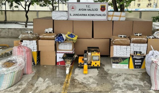 Jandarma ekipleri 685 bin makaron ele geçirildi
