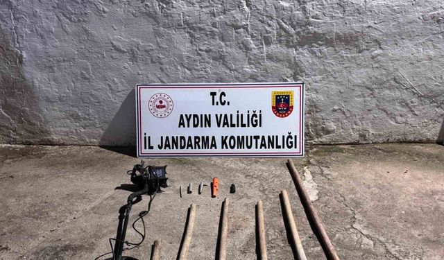 Kaçak kazı yaparken suçüstü yakalandılar