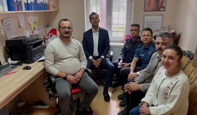Kaymakam Aslan’dan Taşoluk Aile Sağlığı Merkezi’ne ziyaret
