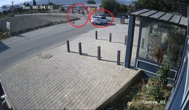 Kazada metrelerce havaya uçtular