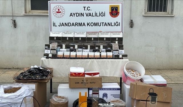 Kendi sardıkları tütünleri piyasaya süren 2 kişi yakalandı