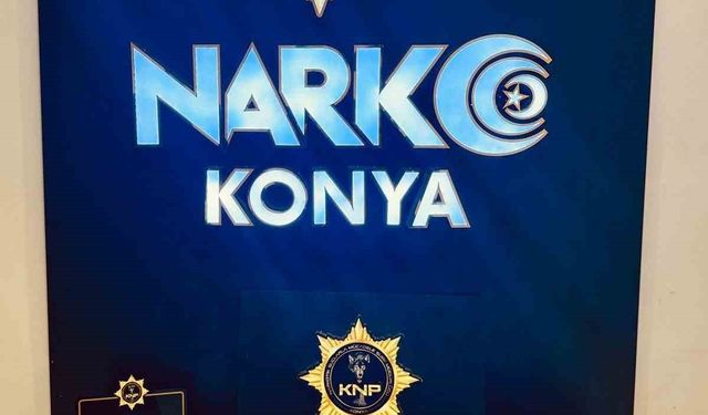 Konya Emniyetinden 1 haftada 38 narkotik operasyonu: 37 tutuklama