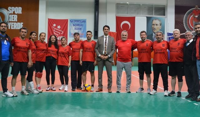 Köyceğizli ve Seydikemerli yöneticiler spor müsabakalarında buluştu