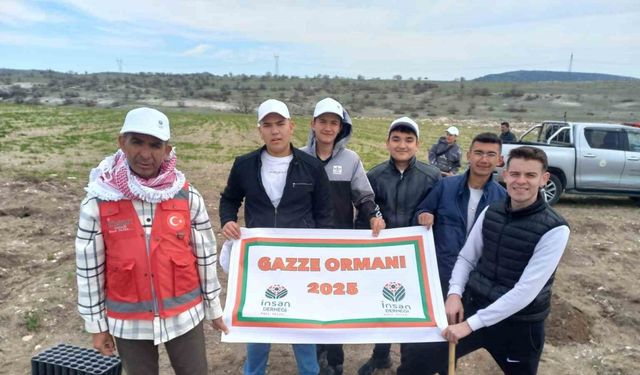 Kütahya’da "Gazze Ormanı" kuruldu