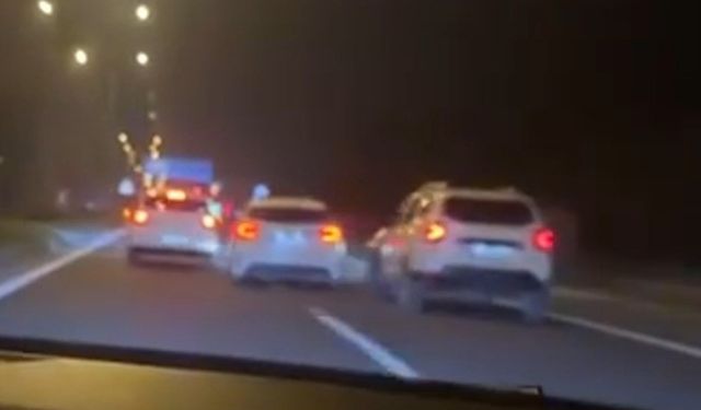 Makas atarak trafiği tehlikeye düşürdü: 9 bin lira ceza yedi