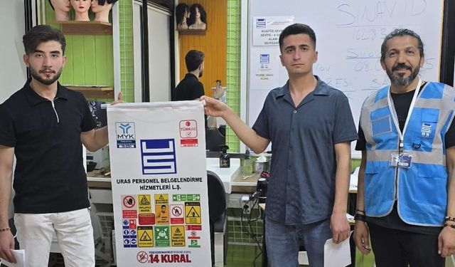 Malatya’da Mesleki Yeterlilik Sınavı başarıyla gerçekleştirildi