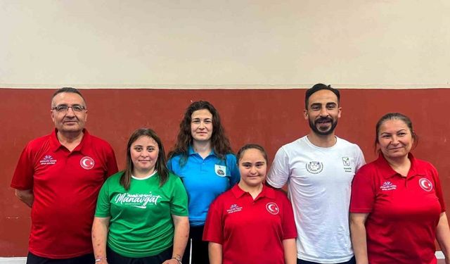 Manavgat Belediyespor’un özel sporcuları Antalya’da zirvede