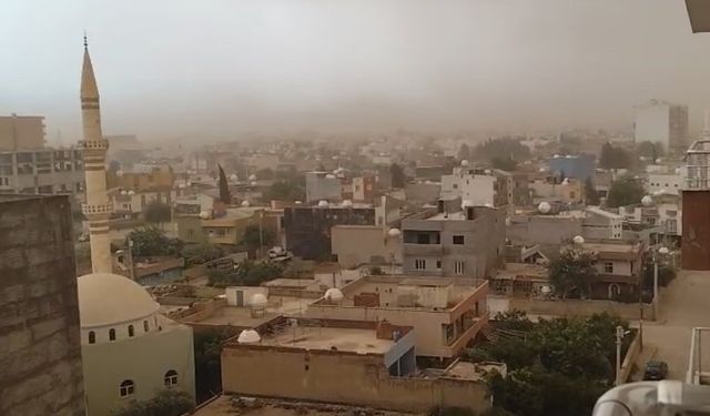 Mardin’de toz taşınımı günlük yaşamı olumsuz etkiledi