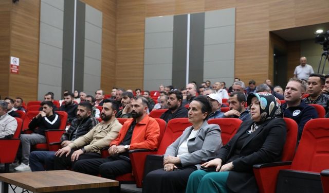 Melikgazi personeline trafik güvenliği eğitimi verildi