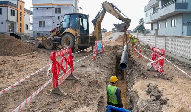 MESKİ Tarsus’ta yeni yerleşim bölgelerine atık su altyapısı kazandırdı