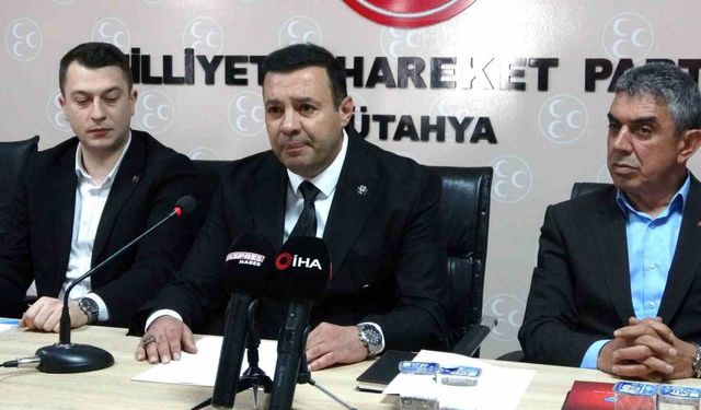 MHP Kütahya İl Başkanı Selçuk Alıç: "Kütahya Belediyesi 34 kişiyi işten çıkardı"