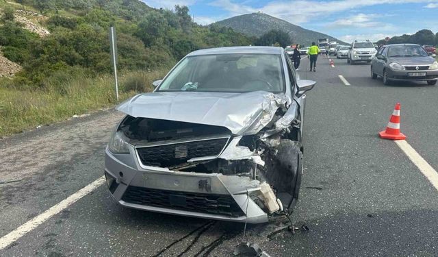 Milas’ta trafik kazası: 2 yaralı
