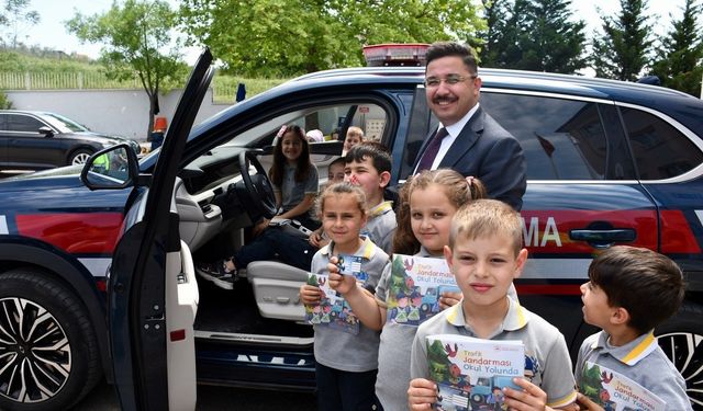 Mudanya Kaymakamı Terzi’den Hasköylü miniklere trafik bilinci