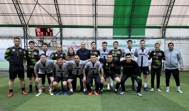 Muğla Orman Bölge Müdürlüğü halı saha turnuvasında finalistler belli oldu