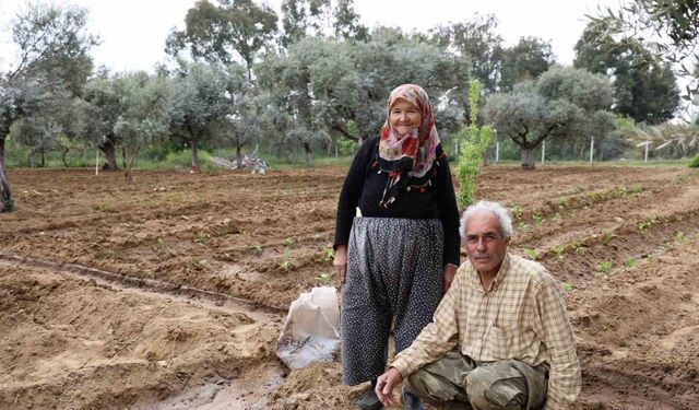 Mutluluğu toprakta buldular