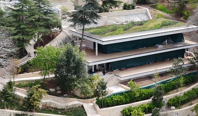 Oligarkın rüşvet verdiği iddia edilen villada inşaat çalışmaları devam ediyor