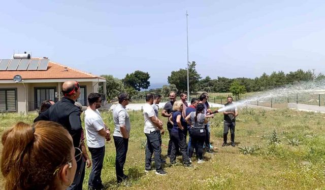 Orman ekiplerinden, ’Orman yangınlarını önleme’ eğitimi